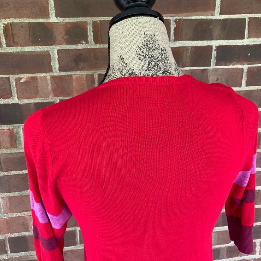 Loleenx red sweater 3/4 sleeve - Picture 5 of 8